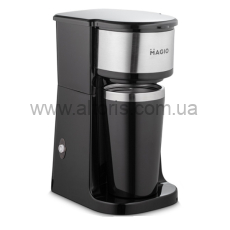 кофеварка MAGIO  - MG-449 капельная750 Вт/0,42 л/пластик/термокружка в комплекте