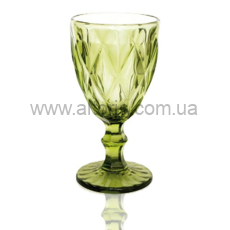 бокал стекло S&T - для вина 260мл Грані смарагд 9459-3