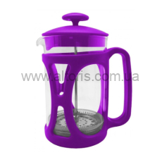 френч-пресс Con Brio - СВ5380 фиолетовый,стекло,пластик,800мл