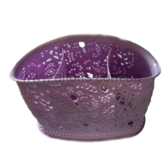 сушка пластик для ложек и вилок /Э/ - фиолетовый ажур