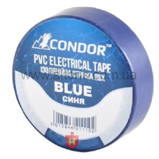 изолента ПВХ CONDOR - 30м, 19*0,13мм синяя