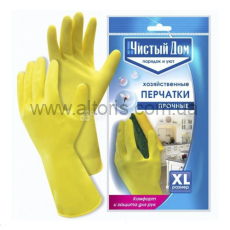 перчатки резиновые TM Чистый Дом - разм.10 (XL)