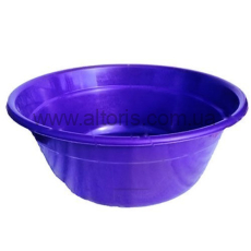 таз 14л пластмассовый  круглый Консенсус - фиолетовый
