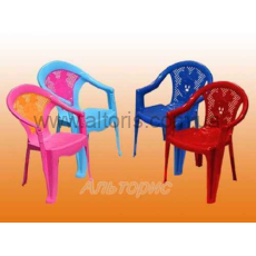 стул детский пластмассовый №1 Консенсус - синий