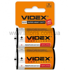 батарейка VIDEX - (2шт) R20