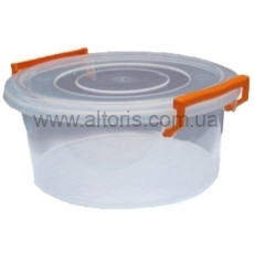 контейнер пластиковый пищевой Консенсус - 2,4л круглый
