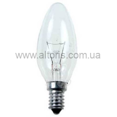 Лампа накаливания ИСКРА - 40Вт, Е14, свечка