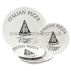 набор для пиццы керамика S&T - 5пр. Итальянская пицца, 30839-02-05