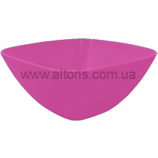салатница пластмассовая Алеана  - 240*240*95  розовый