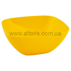 салатница пластмассовая Алеана  - 240*240*95 темно-желтый