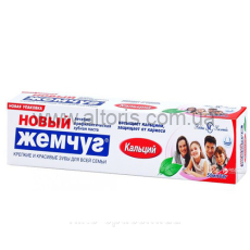 зубная паста Новый Жемчуг - 50мл (70 г) с кальцием