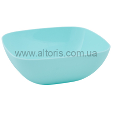 тарелка глубокая  пластик  /Алеана / - 150*150*55 ментол/ салатовый