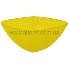 салатница пластмассовая Алеана  - 240*240*95 желтый