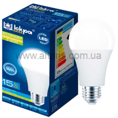 лампа LED  ИСКРА - A60 15W 4000K E27 180-240V
