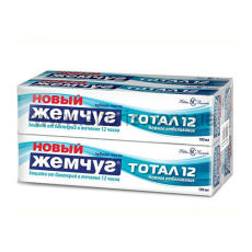 зубная паста Новый Жемчуг - 100мл Тотал 12 + нежное отбеливание