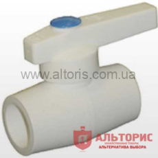 Кран шаровой PP-R, STR - 32 standart железный шар SANTAN Profi