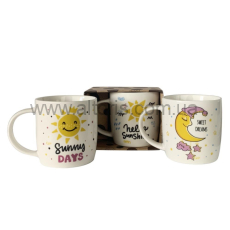 кружка керамика "Бочка" Gallery - 350 мл  "Sunny Days"