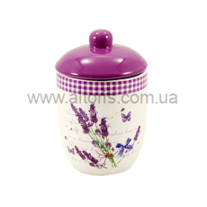 сахарница керамическая Interos в подар. уп. - 520мл Лаванда 3528 LV