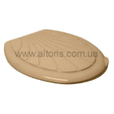 сидение для унитаза Консенсус - бежевый Люкс Ракушка
