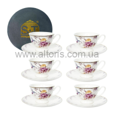 набор кофейный керамика S&T - 12пр. 80 мл Саргас 1451-00