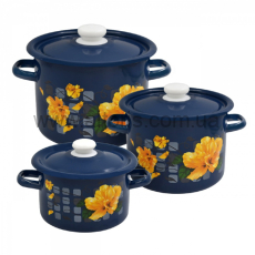 набор посуды №842 НМ к-ли цил.2/3/5,5л - Грейси (валентина)