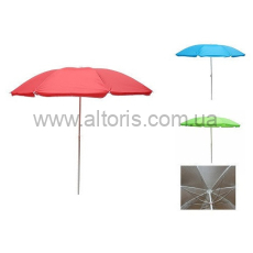 Зонт пляжный  - ромашка d1.8м серебро (однотон) MH-2686