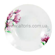 тарелка мелкая керамика Interos - №7 магнолия д,180мм (17-167)