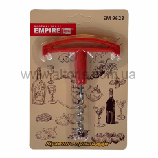 штопор EMPIRE - с пласт. ручкой 9623 Соло