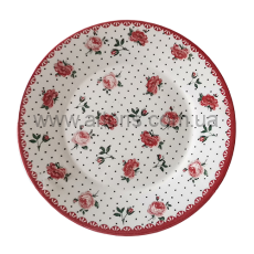 тарелка мелкая керамика S&T - №7 Цветущая роза 30000-009