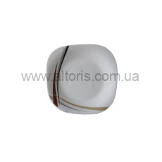 тарелка мелкая стеклокерамика Vinnarc - №9,5 квадрат Джардіно 7183к FP95