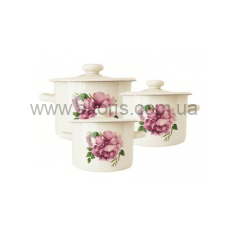набор посуды №822 НМ к-ли цил.2/3/5,5л  - Лаура (молочная)