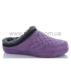 сабо женские - L8  р.37-42 (6пар) теплые ,буряк