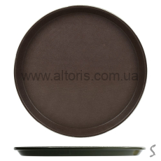 поднос STENSON - пластик "Antislip" d28см R93017-S