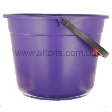 ведро пластмассовое не пищевое без кр Полимерагро - 10л п/э сиреневое