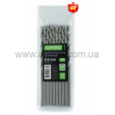 сверло по металлу P6M5 APRO - 9,0мм Apro (пач. 5шт.)