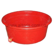 таз для стирки пластмассовый Консенсус - красный