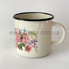 кружка эмаль НМ 1л/2, 0107/2 - Анабель
