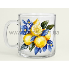 кружка стекло Herbata Gallery - 320мл  "Mediterranean lemon"