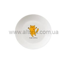 тарелка стеклокерамика Kvarta в подар. упак. - 25см "Ходи обійму" 1248