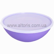 миска пластиковая с крышкой  Алеана  - 3 л.