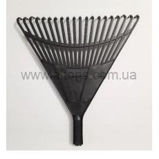 грабли  пластмас АВС - веерные серые 20 зубов