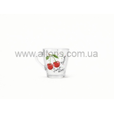 кружка стекло "Gracia" Gallery - 280 мл "Cherry berry"