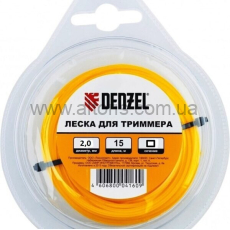 леска для триммера Denzel - 2,0*15м треугольник