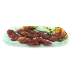блюдо стекло Lumines - 34,5*23,5 прямоуг. Шашлик,соус 311