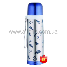 термос Con Brio - 0,35 л., цветной принт.(синий) СВ317синий