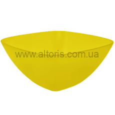 салатница пластмассовая Алеана  - 120*120*55 темно -желтый