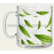 кружка стекло Herbata Gallery - 320мл "Green tea"