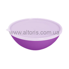 миска пластиковая с крышкой  Алеана  - 0,8 л.