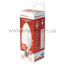 лампа LED NEOMAX - 4W 4500K E-14  свеча