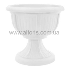 горшок для цветов "Леон" с подст./Алеана/ - Д=41см, белый